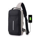 USB Charging Chest Bag